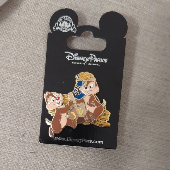 Disney Other - Disney Chip and Dale Pin - Brown and Blue